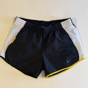 Nike Women’s Running Shorts Livestrong Black White Yellow Size Small Athletic